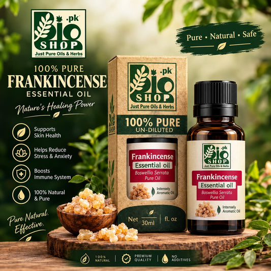 BioShop 100% Pure Frankincense Essential Oil (Boswellia Serrata) - 30ml